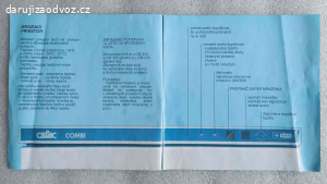 PRO SBĚRATELE - Starý návod CALEX CM-3X5