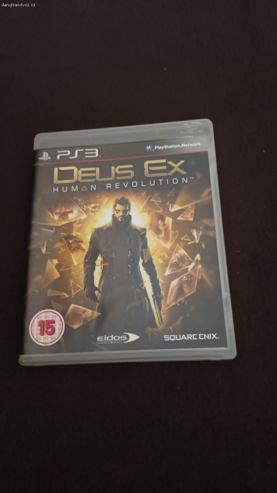 PS3 hra Deus Ex-Human Revolution. Hru nenačíta moje PS3.Stav použite.