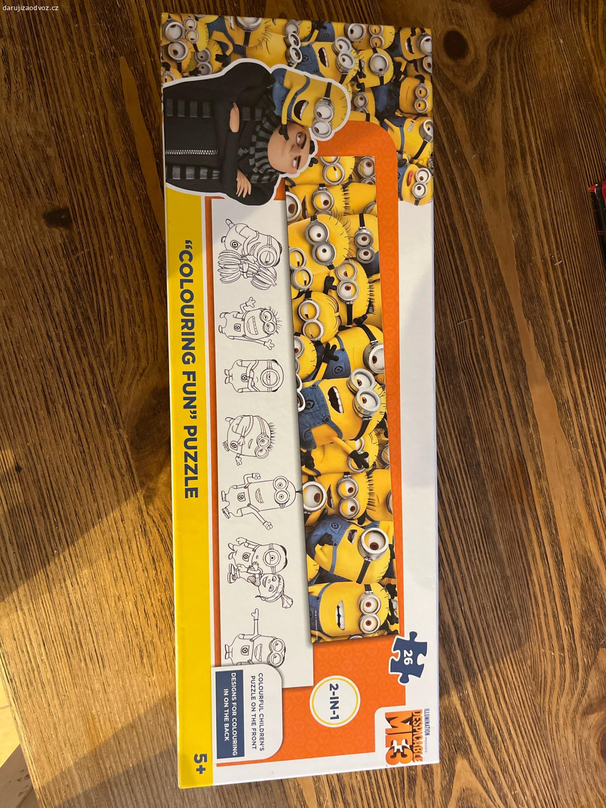 puzzle/hry. dětské puzzle Mimoni, Auta a hra do auta Auta