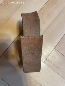 Kožený řemen - šířka 4 cm