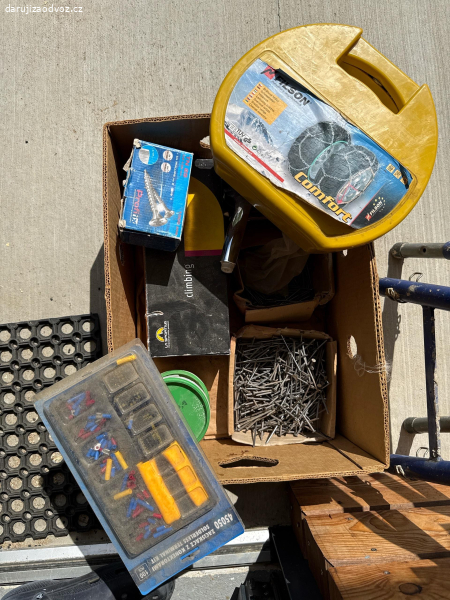 retezy, hrebiky, srouby