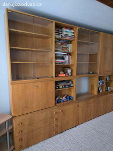 retro obývací stěna