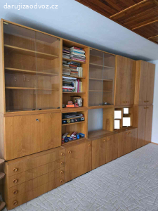 retro obývací stěna