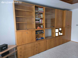retro obývací stěna