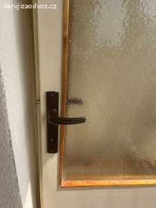 Retro prosklené dřevěné dveře 3x