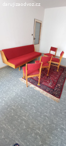 Retro sedací souprava s židlemi