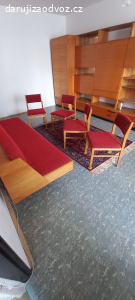 Retro sedací souprava s židlemi