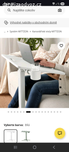 Robustni ikea stul pod notebook
