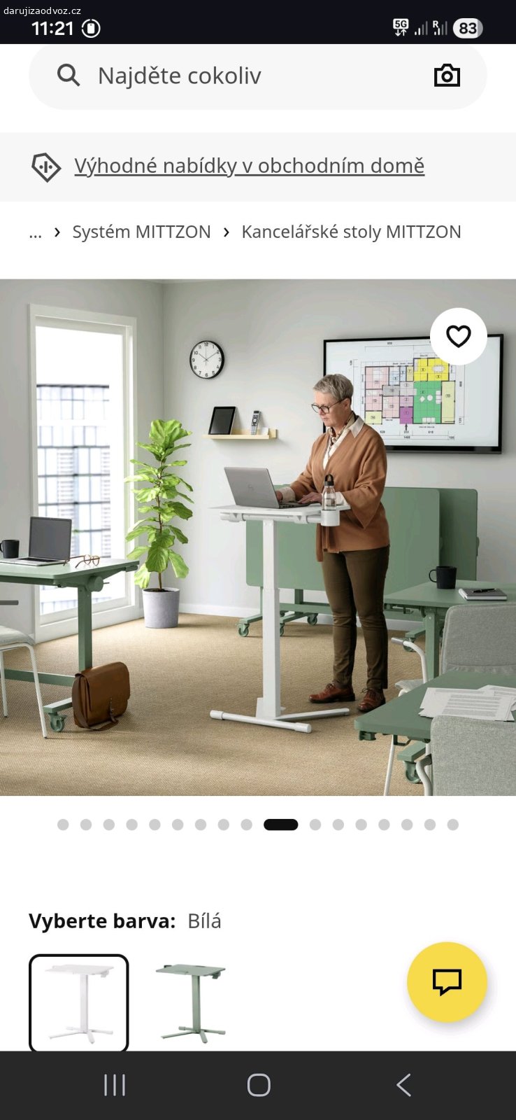 Robustni ikea stul pod notebook. stul ikea uplne novy, jeste zabaleny v krabici, jde nastavit vyska, sklopit atd
vyzvednuti: Pozorice u Brna