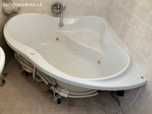Rohová masážní vana