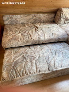 Rohova pohovka gauč rozkládací s postelí