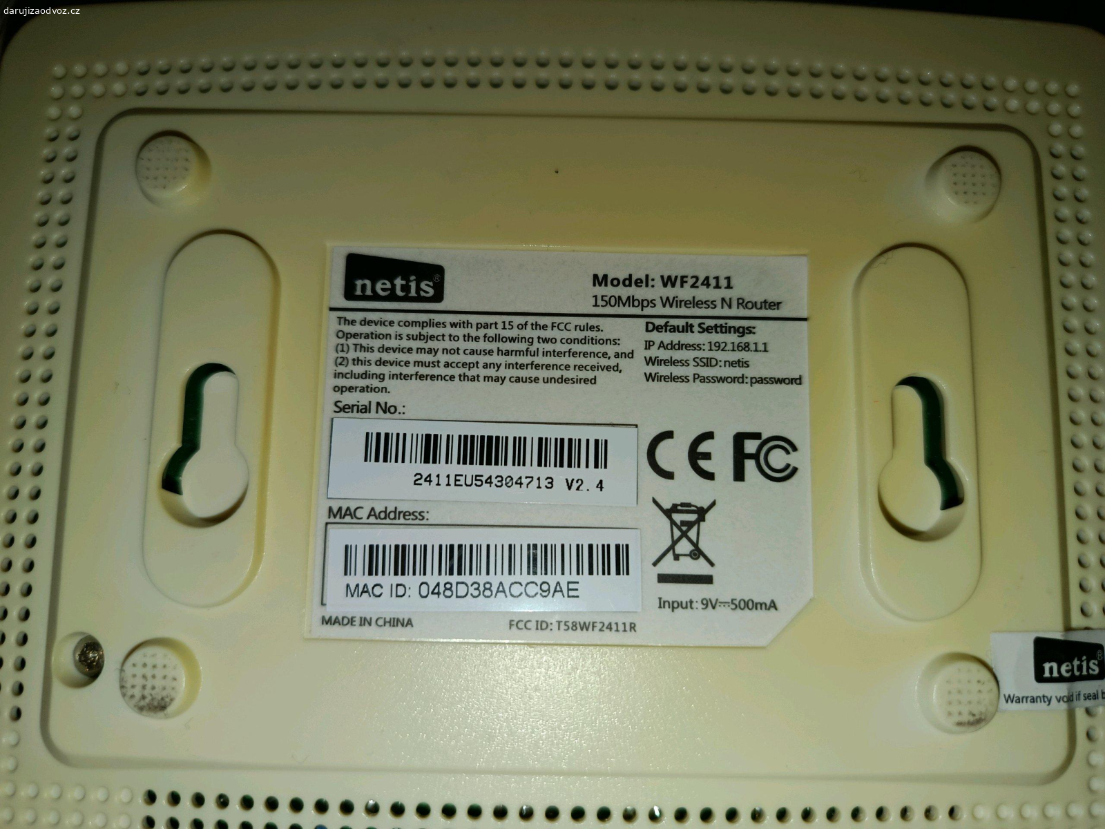 Router. viz foto