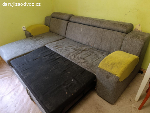 Rozkládací gauč, úložný prostor