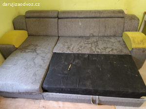 Rozkládací gauč, úložný prostor