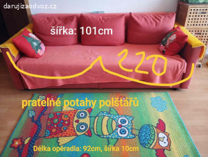 Rozkládací pohovka s úložným prostorem Ikea