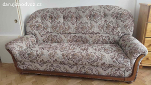 Rozkládací sedačka, 2x křeslo