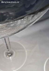 Sada broušených sklenic