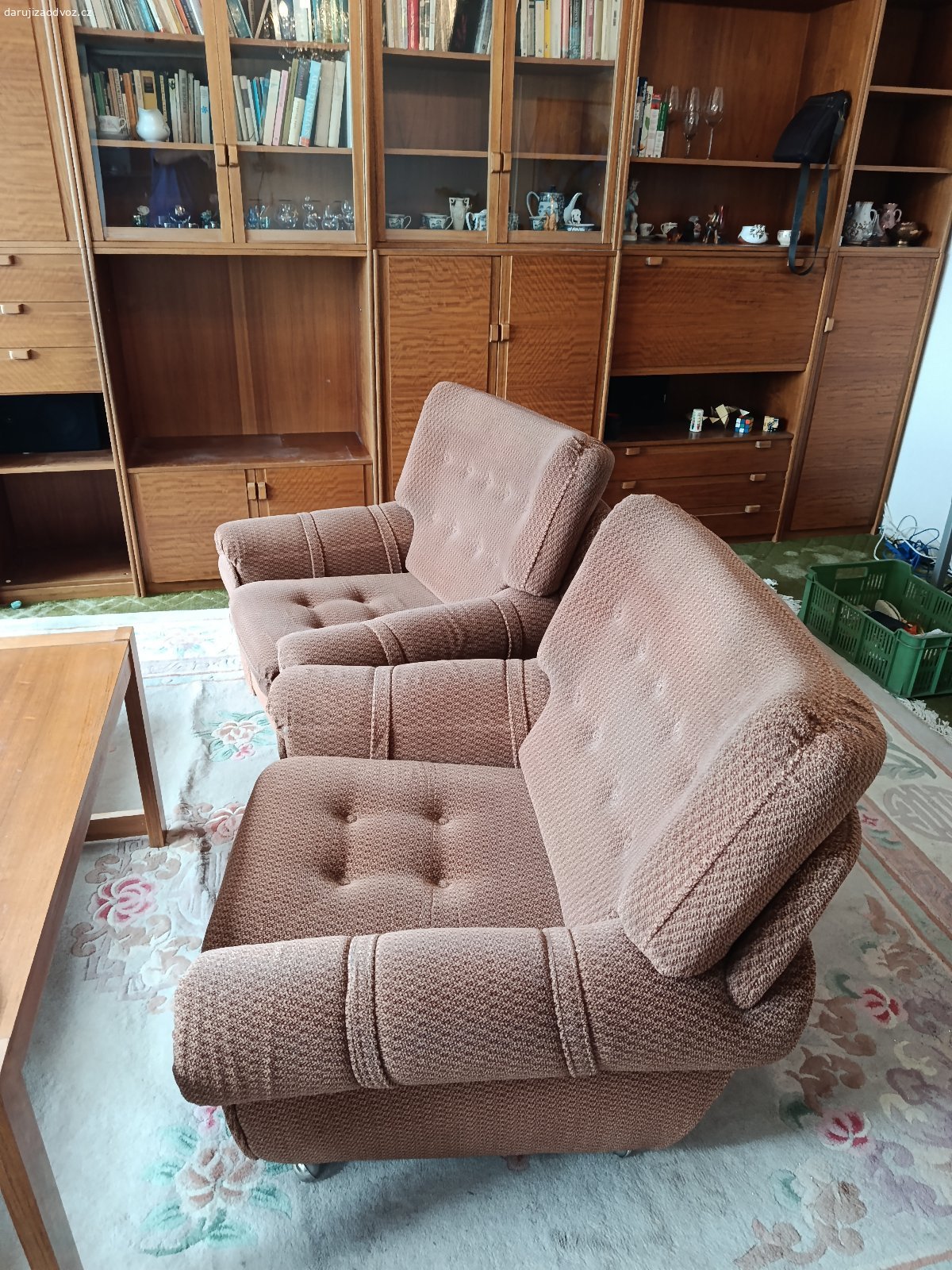 Sedací souprava za odvoz. Sedací souprava, 2 x křeslo případně i stolek