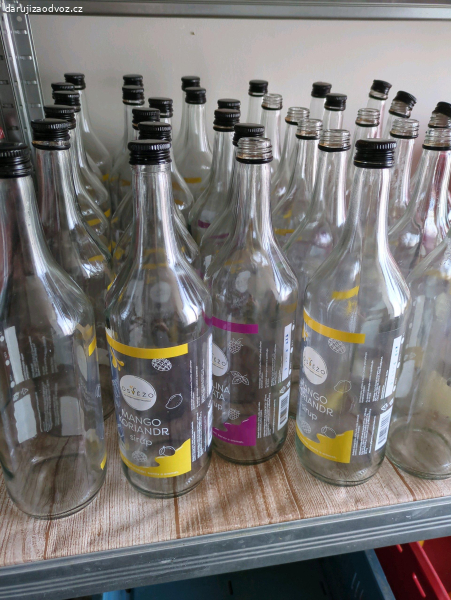 skleněné lahve 1 litr