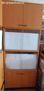 Skříňky - sestava ze 70. let, stěna do obýváku