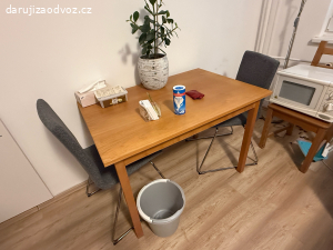 skříňky, stůl, židle, sedačka, poste