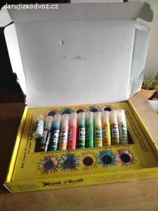 Barvy na sklo (10 ks) – vitrážový efekt