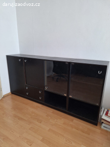 Soustava skrinek do obyvaku cerna