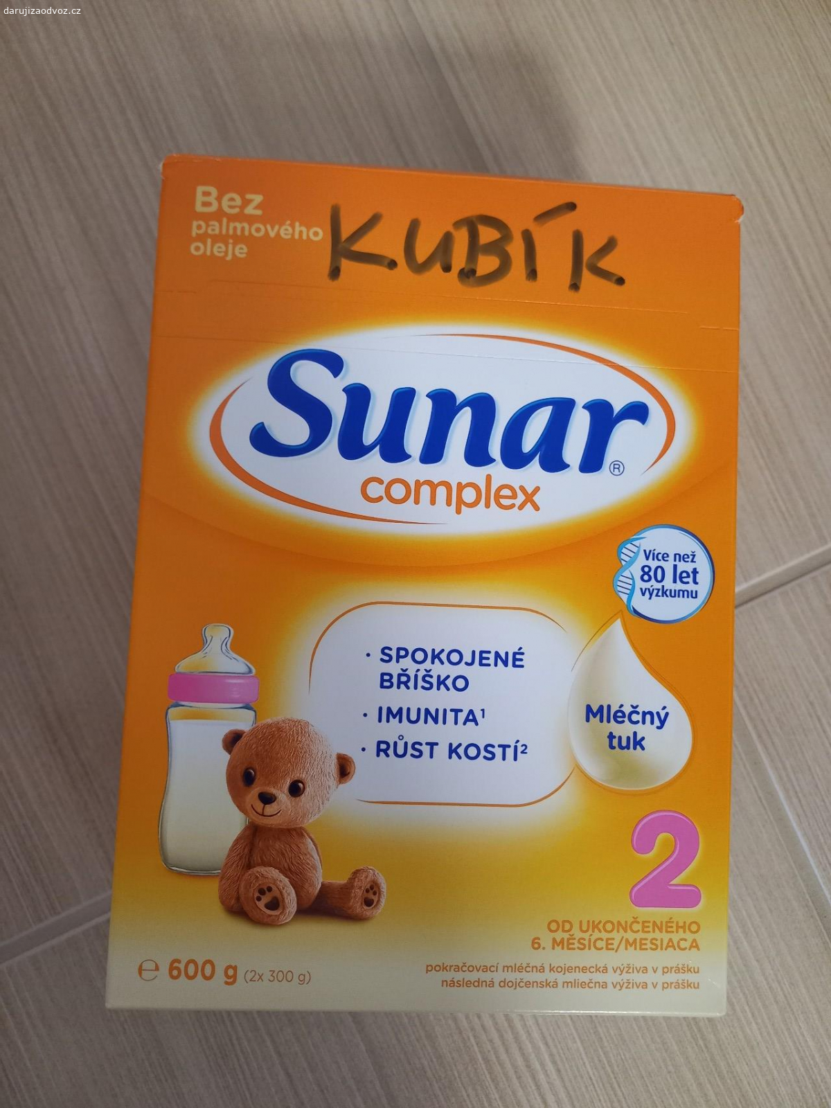 Sunar Complex 2. Vymenim neotevreny 1 pytlik (300g) mleka Sunar pro deti od ukonceneho 6.mesice za nejaky domaci produkt, treba marmeladu, susene krizaly, nebo tak neco, nebo Milku. Pripadne mam i nacaty pytlik. Trvanlivost je do 11.8.2024.