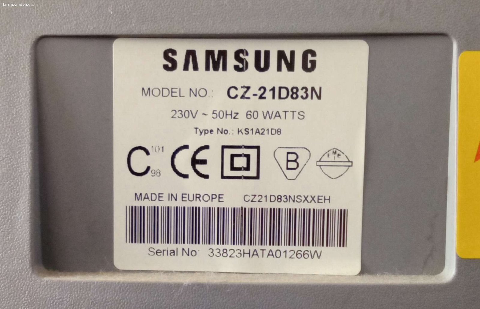 Televize Samsung. Za odvoz, neposílám.
