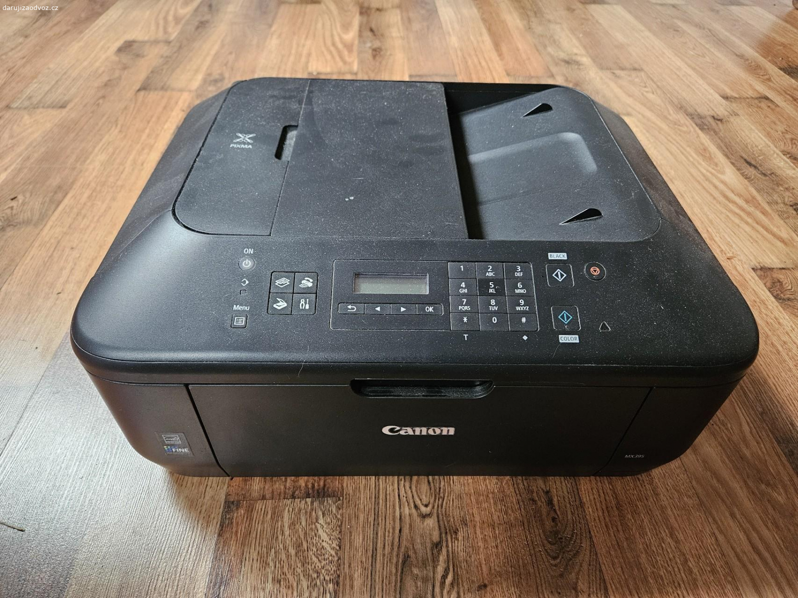 Tiskárna se skenerem. Canon MX395
Bez toneru
Po zapojení naběhne