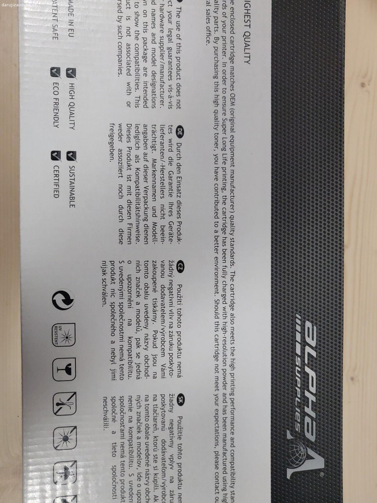 Toner CF283A do HP LaserJet. Neoriginální toner Alpha Supplies z roku 2020 kompatibilní s HP tonerem CF283A a 83 do tiskáren HP LaserJet