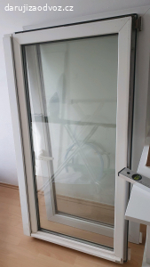 Veliké okno dvoudveřové plastové