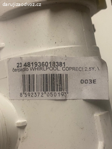 Vypouštěcí čerpadlo Whirlpool AWO 9561