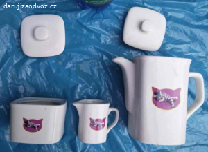 Whiskas - konvice, cukřenka a konvička na smetanu