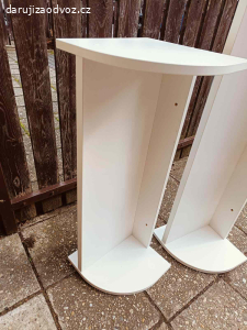 Za odvoz Praha Ďáblice - 2x bílá police MDF