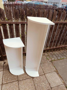 Za odvoz Praha Ďáblice - 2x bílá police MDF