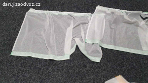 Zaclonky na okna vcetne tycek