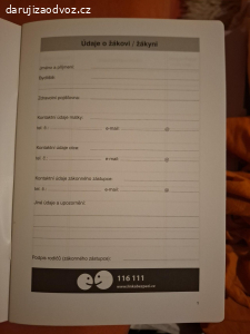 žákovské knížky