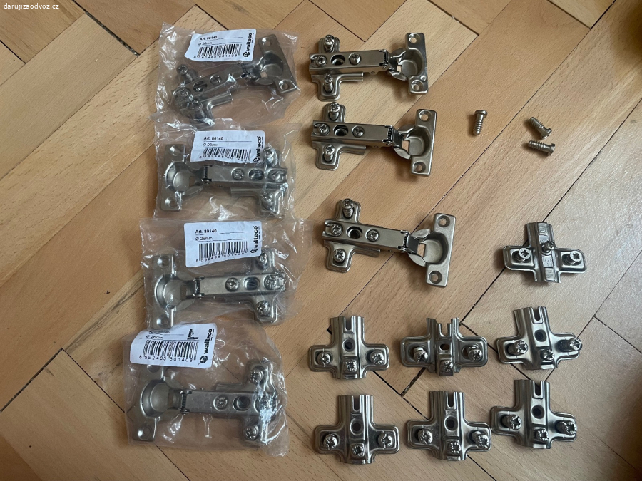 7x miskový závěs poniklovaný - Art. 80140 - NOVÉ