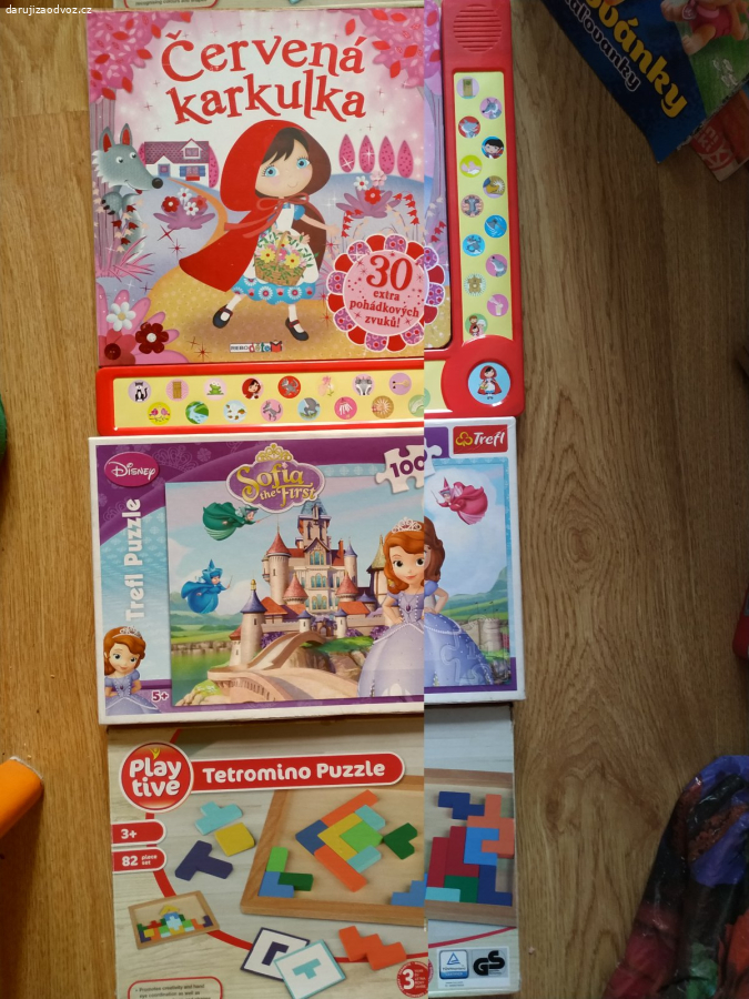 Zvuková knížka, puzzle, skládačka